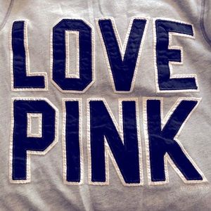 VS PINK ZIP UP SWEATER